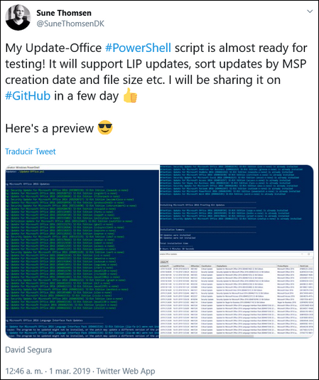 Script Update-Office