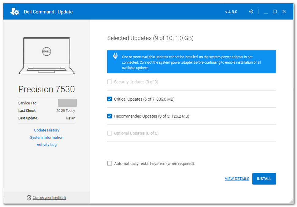 Dell Command Update