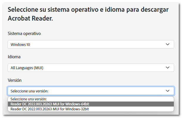 Adobe Reader MUI