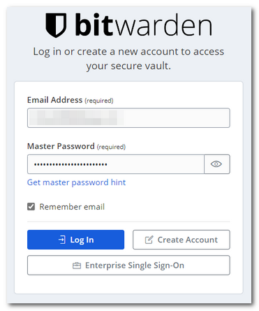 Bitwarden Login