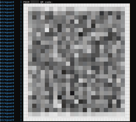 QR de WireGuard