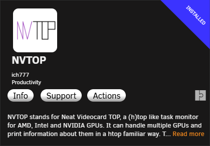 Plugin NVTOP